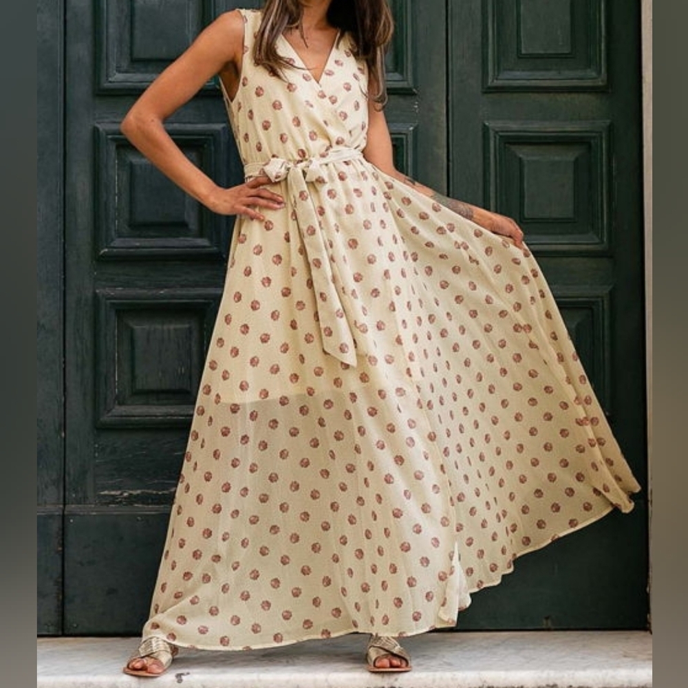 Joyfolie Mia Joy Medium Cream Floral Miriam Dress